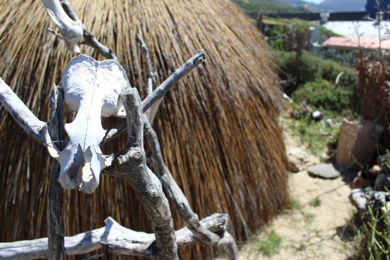 Khoi Khoi Kindy Farm traditional hut